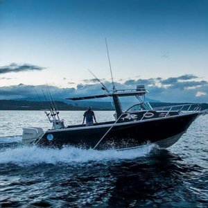 Bateau de croisière sportif en aluminium <span class=keywords><strong>Gospel</strong></span> 7,5 m/24,5 pi avec cabine Cuddy, moteur hors-bord soudé, pour la pêche, les excursions et les voyages de courte durée, yacht de luxe - Product Image 1