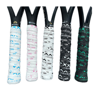 Cinta de Agarre Antideslizante para Raqueta con Logotipo Personalizado, Impresa y Esmerilada, Tipo Seco, para Tenis, Bádminton y Squash