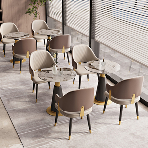 Fauteuil lounge moderne de qualité commerciale, canapé en cuir à motifs de luxe pour hôtel, <span class=keywords><strong>restaurant</strong></span>, salle d'attente, design d'intérieur - Product Image 4
