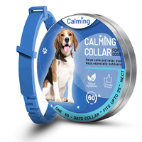 Collier apaisant aux phéromones naturelles pour chiens, 60 jours de longue durée, collier réglable en silicone pour soulager l'anxiété, convient aux colliers de tour de cou jusqu'à 25 pouces