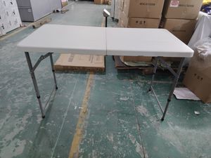 Modern <strong>Foldable</strong> <strong>Table</strong> Fold up White Rectangular Folding Promotional Outdoor <strong>Table</strong> - Product Image 4
