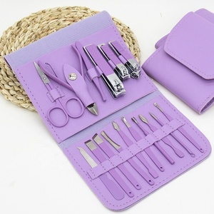 <span class=keywords><strong>Set</strong></span> Manicure <span class=keywords><strong>Professionale</strong></span> di Alta Qualità in Acciaio Inox con Etichetta Privata, Kit 4/12/16 Pezzi con Tronchesine e Accessori per Nail Art - Product Image 2