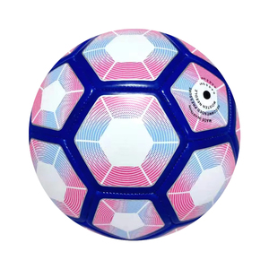 ลูกฟุตบอลฝึกซ้อมเย็บด้วยเครื่องจักร PVC ขนาด 5 สำหรับเด็กและเยาวชนเพื่อการพักผ่อนหย่อนใจ - Product Image 5