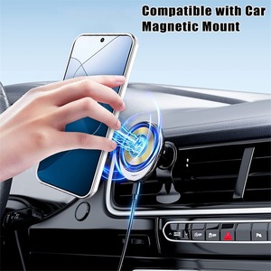 Coque arrière magnétique plaquée transparente à 360 ° pour Xiaomi 14 Ultra <span class=keywords><strong>Pro</strong></span> 14T 13T <span class=keywords><strong>Poco</strong></span> F6 X6 <span class=keywords><strong>Pro</strong></span> Redmi K70 14C - Product Image 4