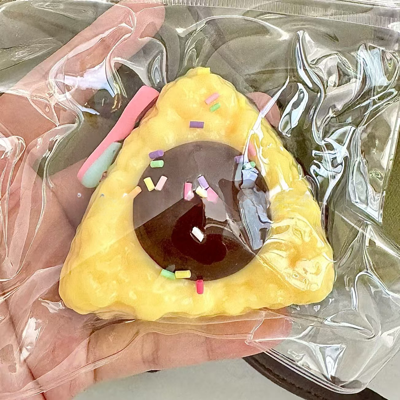 colorful Chocolate egg yolk