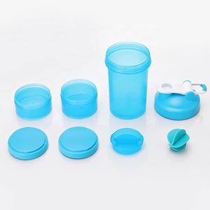 <strong>Cheap</strong> Wholesale 16oz Bpa Free Plastic PP Gym Shaker Bottle with Storage for <strong>Protein</strong> <strong>Shakes</strong> - Product Image 4