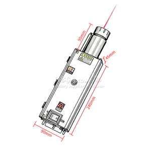 Dispositivo Láser de Eliminación de Obstáculos con Encendido Remoto, Módulo Láser de Alta Potencia de 500W, 50m para Corte, Soldadura, Eliminación de Óxido y Marcado - Product Image 4