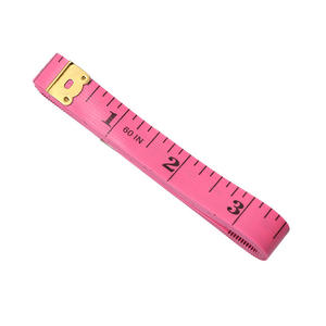 Ruban à mesurer souple en plastique 0-1,5 m, outil de couture portable pour la mesure corporelle, couleur bonbon, fourniture pour artisanat du cuir - Product Image 2