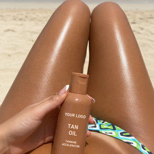 NATURE BROWN Huile de bronzage pour le <span class=keywords><strong>corps</strong></span> <span class=keywords><strong>et</strong></span> le <span class=keywords><strong>visage</strong></span>-Faux bronzage hydratant Huile de soin pour la peau - Product Image 5