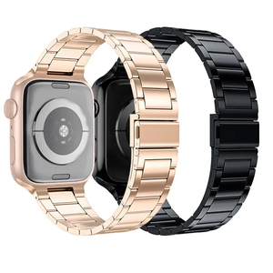 Correa de Metal para <span class=keywords><strong>Apple</strong></span> <span class=keywords><strong>Watch</strong></span> Ultra Band 49mm 45mm 41mm Correa de Acero Inoxidable para <span class=keywords><strong>Apple</strong></span> <span class=keywords><strong>Watch</strong></span> 8 Ultra 7 <span class=keywords><strong>SE</strong></span> 6 5 4 3 2 - Product Image 1