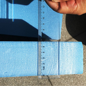 Panel de espuma de poliestireno extruido XPS de 20 mm de espesor con aislamiento de lámina de aluminio azul para pared exterior - Product Image 4