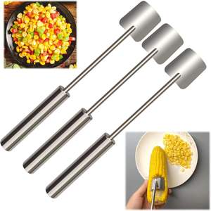 Pelador de Maíz, Herramienta para Quitar el Maíz del Mazorca, Mango de Acero Inoxidable, para Cocina y Comedor al Aire Libre - Product Image 3