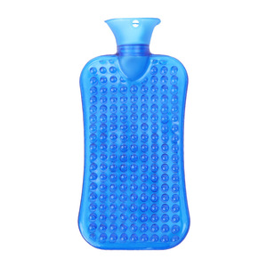 Wholesale transparent rectangular PVC hot water <b>bottle</b> with dots, large size, thickened, water-filling and <b>warm</b> water <b>bottle</b>. - Product Image 4