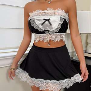 Disfraz de Mucama Sexy de Alta Calidad, Lencería Erótica, Uniforme, Disfraz de Bar, Disfraz de Sirvienta, Vestido de Lencería Erótica - Product Image 2