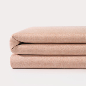 Haute qualité 235gsm imperméable à la lumière <span class=keywords><strong>lin</strong></span> polyester tissu couleur pure rideaux logo personnalisé rideau de bain tissu <span class=keywords><strong>lin</strong></span> - Product Image 6