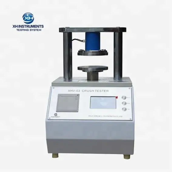 XH XHV-03 Crushing Strength Tester for Paper or Board of Testing Equipment like air permeability test equipment xrf gold