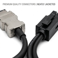 Câble de communication série RS232 pour encodeur servo Delta à longueur personnalisée, connecteur mâle DB9, haute flexibilité, équipement d'automatisation