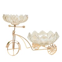 Assiette en verre de luxe personnalisable et gravée pour la maison, le bureau, la table basse, les bonbons, les arrangements décoratifs et les fêtes (usage unique)