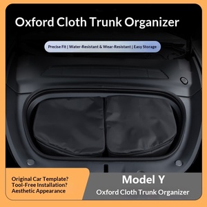 Lot de 2 organiseurs isothermes et étanches <span class=keywords><strong>pour</strong></span> <span class=keywords><strong>coffre</strong></span> avant avec poche dissimulée <span class=keywords><strong>pour</strong></span> Tesla Model Y/3 2020-2026 - Product Image 6