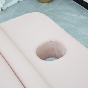 Nueva Camilla de Masaje Eléctrica de Alta Gama para Pestañas - 3 Motores Ajustables, Plegable, Gris Oscuro, Silla de Salón para Tratamientos Faciales y de Pestañas - Product Image 4