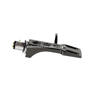 Cartucho de carcasa de cabeza giratoria para gramófono en forma de S, recto o con conexión tipo SME de 4 pines, color negro - Product Image 4