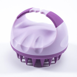 Cepillo de Silicona Multifuncional para el Cabello y Masajeador Limpiador del Cuero Cabelludo, Peine Ovalado Moderno para Aplicaciones en la Cabeza - Product Image 5