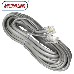 0.5m 1m 2m 3m cat3 rj12 connecteur 6 fils 6p6c cat3 rj25 <span class=keywords><strong>ligne</strong></span> de câble <span class=keywords><strong>téléphonique</strong></span> - Product Image 4