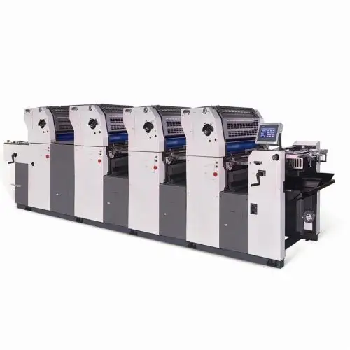 Máquina de impresión offset en 4 colores, prensa de impresión offset pequeña, impresora offset