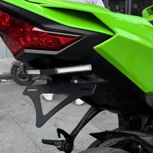 Soporte para Placa de Matrícula Trasera con Luces Intermitentes para Motocicleta KAWASAKI NINJA ZX-10R ZX10R <span class=keywords><strong>ZX10RR</strong></span> ZX-10RR 2023 2024 2025 - Product Image 4