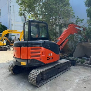 Excavadora Pequeña Usada Hitachi ZX55 a Bajo Precio, Excavadora de Cadenas de Segunda Mano Barata, ZX50 ZX55 en Venta - Product Image 1