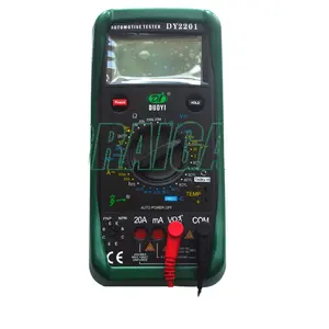 Duoyi DY2201 Digital Automotive Multifunction Multimeter Auto Car overhaul Tool with Input Automatic Plugging System