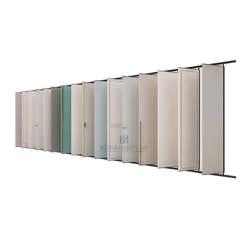 Suporte de parede simples moderno, novo design, suporte para exibição de azulejos, suporte para showroom, 180 graus, rotação, personalizado