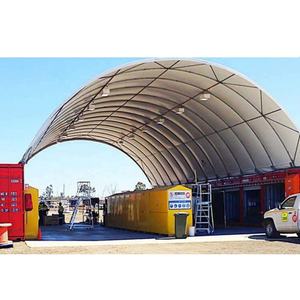 Tente abri conteneur robuste en tissu PVC, vente en gros Chine, pour stockage de machines, charbon, céréales, équipement d'entrepôt, auvent et auvent de protection - Product Image 3