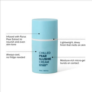 Crème gel <span class=keywords><strong>hydratante</strong></span> apaisante à la poire glacée pour hydrater, calmer les rougeurs et rafraîchir la peau - Product Image 3