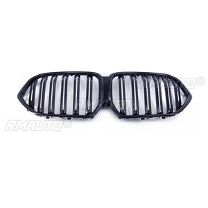 Calandre avant noire brillante pour BMW X6 G06 2020 2021 2022, calandre de course, style automobile - Product Image 3