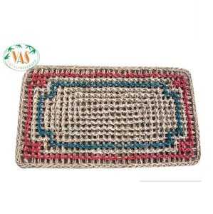 Alfombra Tejida a Mano con Estampado Animal Minimalista Escandinavo, Material Ecológico de Seagrass, Tapete para Piso, Comercio Internacional - Product Image 3