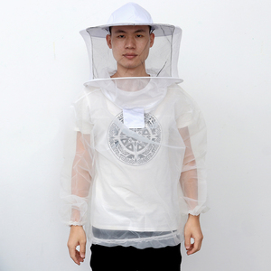 Combinaison <span class=keywords><strong>anti</strong></span>-abeilles respirante Pomelo, nouvelle, en nylon blanc, voile, design unisexe, confortable, <span class=keywords><strong>anti</strong></span>-moustiques, 1 an - Product Image 4