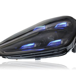 Ensemble de phares à LED pour Porsche Cayenne 2015-2018 avec feux de jour DRL - Product Image 1
