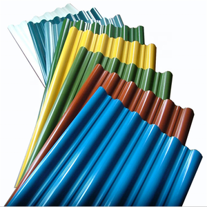 <span class=keywords><strong>Zinc</strong></span> ondulé galvanisé ppgi <span class=keywords><strong>toiture</strong></span> feuille enduite de couleur <span class=keywords><strong>tuile</strong></span> en acier prépeinte - Product Image 2