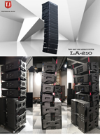 Équipement audio professionnel de haute qualité de fabrication supérieure, enceintes de sonorisation à deux voies passives actives, double enceinte de ligne de 10 pouces