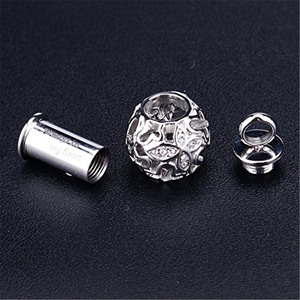 Paslanmaz Çelik Sevimli çocuk Anıt Kremasyon Hollow Kelebek Kül Urn Kolye Hatıra Madalyon Tutucu Kristal Kolye - Product Image 5