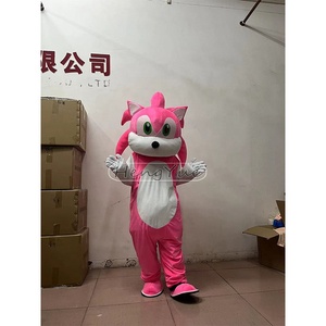 Hengyue Hot New Sáng Tạo Màu Xanh <span class=keywords><strong>Sonic</strong></span> Linh Vật Trang Phục Cho Bán Đảng Cosplay <span class=keywords><strong>Hedgehog</strong></span> Dresses Cho Quảng Cáo Thương Mại Tùy Chỉnh - Product Image 5