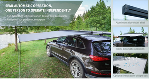 Toldo lateral de aluminio para coche, personalizado, extraíble, <span class=keywords><strong>4x4</strong></span> - Product Image 5