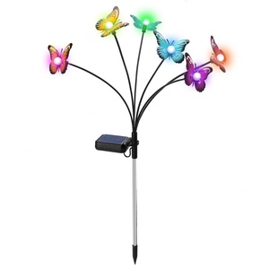 צבע שינוי ip65 סוללה הוביל אורות סולאריים חיצוניים פרפר דקורטיביים גינה הימור גינה הימור - Product Image 2