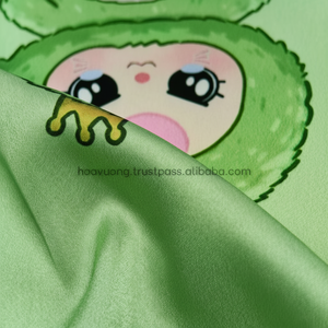 Tissu de pyjama de luxe 120gsm soie latine 153cm Textile doux respirant lisse pour ensembles de vêtements de nuit - Product Image 1