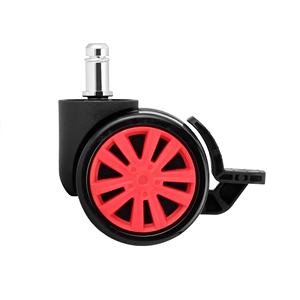 Juego de ruedas giratorias de poliéster de última generación que no dejan marcas, juego de 4 piezas, acabado anticorrosivo y superficie suave al tacto para estanterías de uso intensivo - Product Image 5