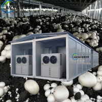Contenedor de Cultivo Vertical Hidropónico para Hongos, Contenedor de Envío para Granja de Cultivo con Componentes Clave