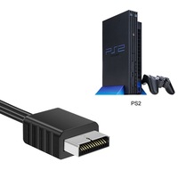 Câble adaptateur PS1 PS2 vers HDTV avec gaine en PVC et conducteur en cuivre pour TV Résolution 1080p Modèle Dh-ps2