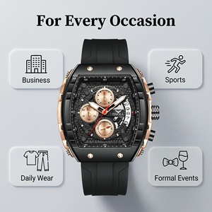 Erkekler için yüksek kalite moda spor ONOLA marka izle gece lambası kuvars kronograf saat fabrika toptan saatler - Product Image 2