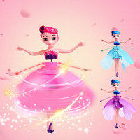Poupée volante à détection de mouvement, Fée des fleurs, Jouet de marché pour enfants